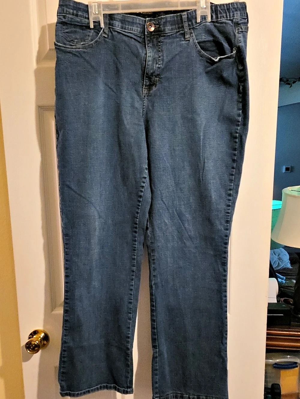 Lee Comfort Waistband Blue Straight Leg Jeans